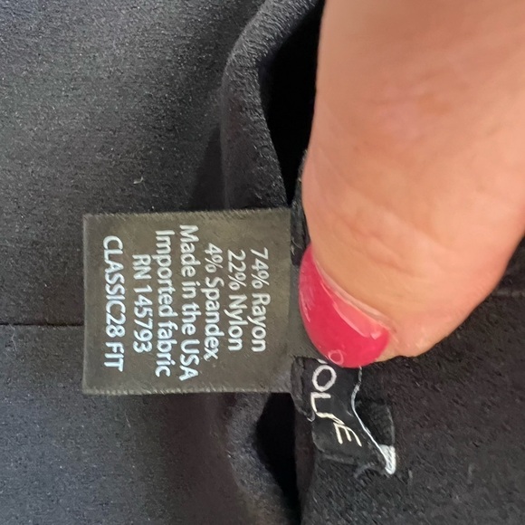 EUC Franne Golde Original Magic Black Pants Size 6 Stretchy - Picture 5 of 5